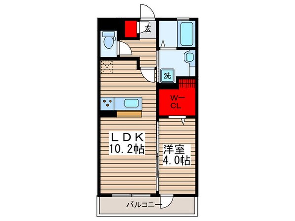 フォルテーヌⅣの物件間取画像